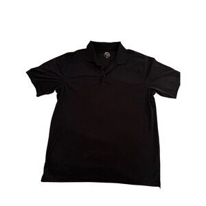 Slazenger Golf Polo Shirt Men’s XL Black Performance Short Sleeve Athletic Polo